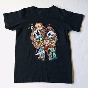 Horror Movie Cartoon Characters Boys Shirt Size‎ 4T